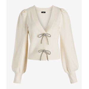 Express Women's Bow Cardigan‎